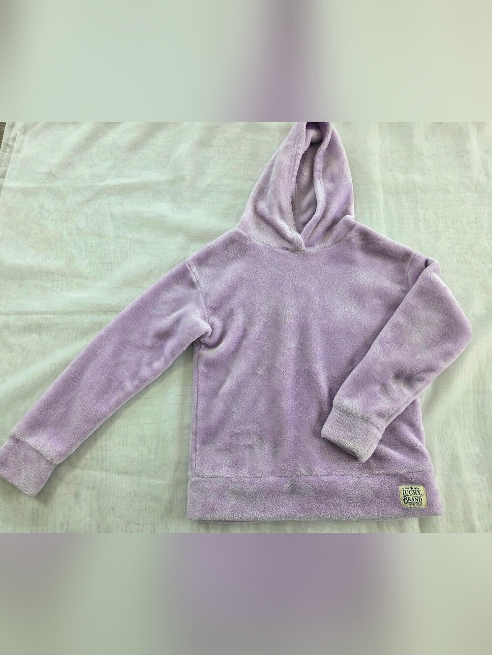 Lucky Brand Soft Lavender‎ Plush Hoodie